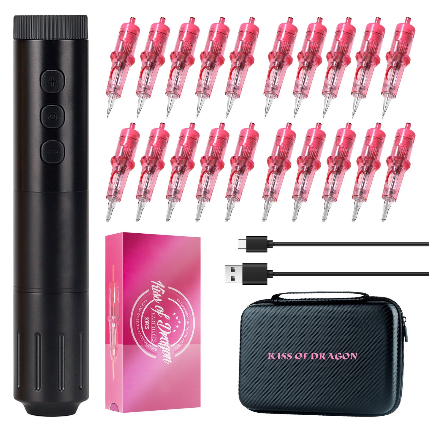 Kiss of Dragon PinkMoon Tattoo Kit