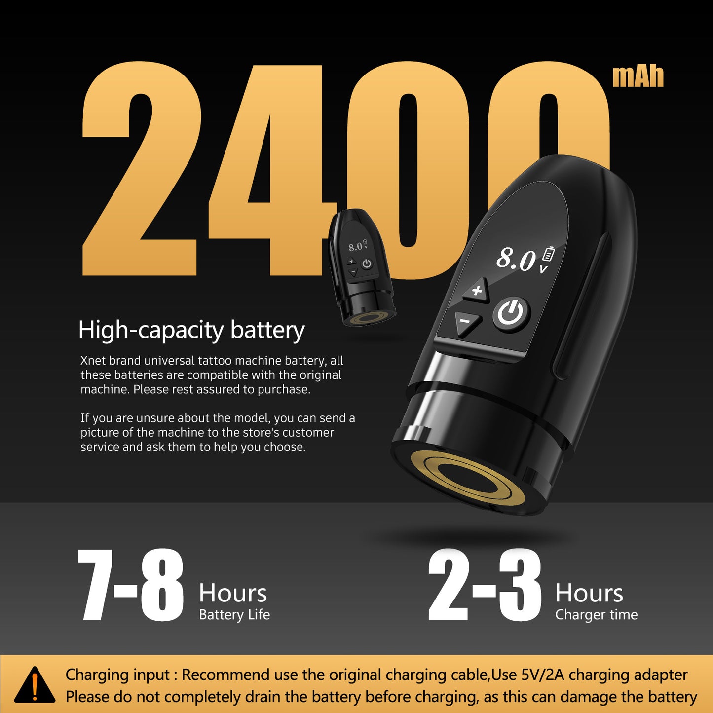 Xnet Torll Tattoo Machine 2400mAh