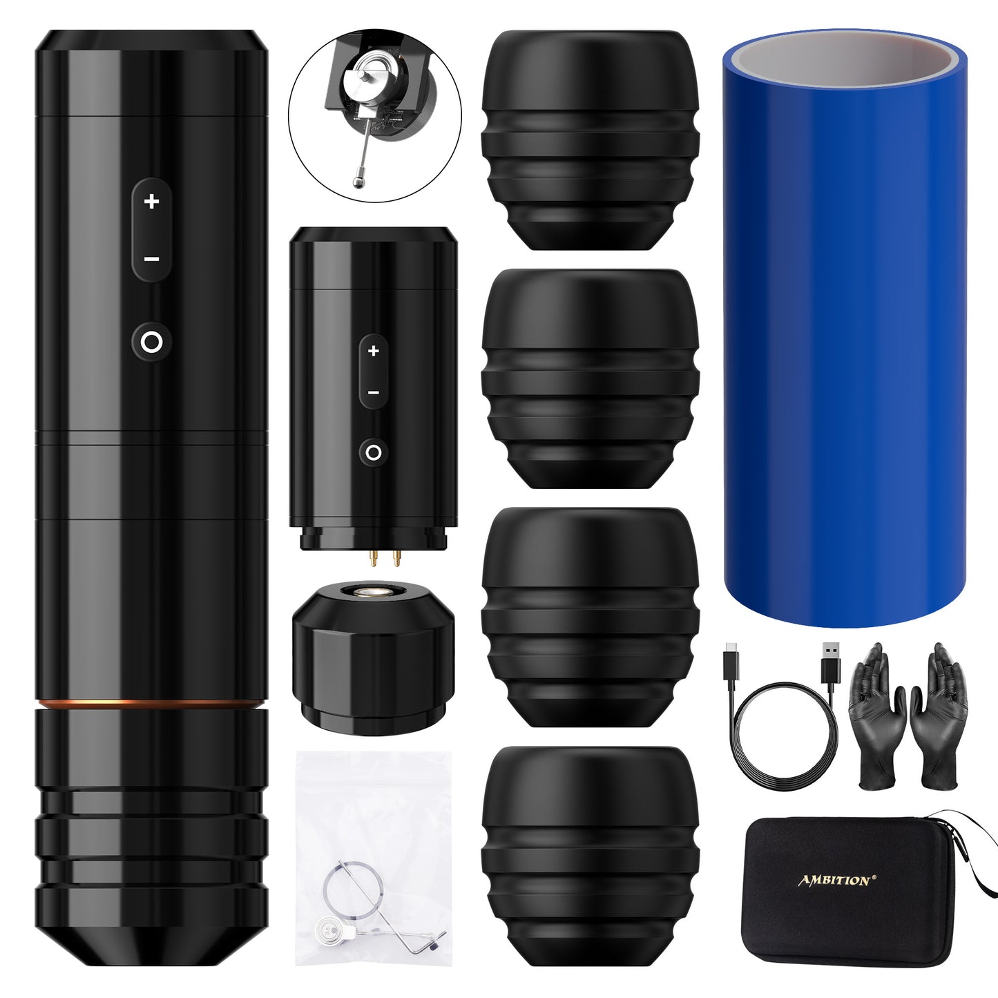 Ambition Ninja Max Tattoo Machine 2000mAh