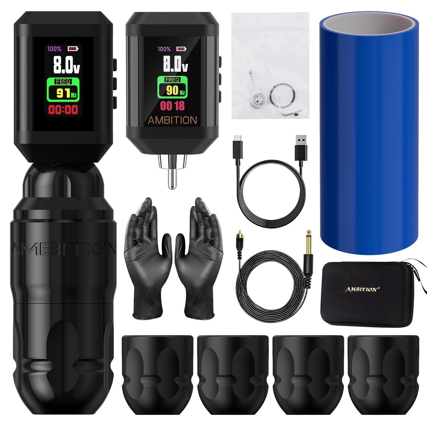 Ambition Lutin Wireless Tattoo Machine Gun