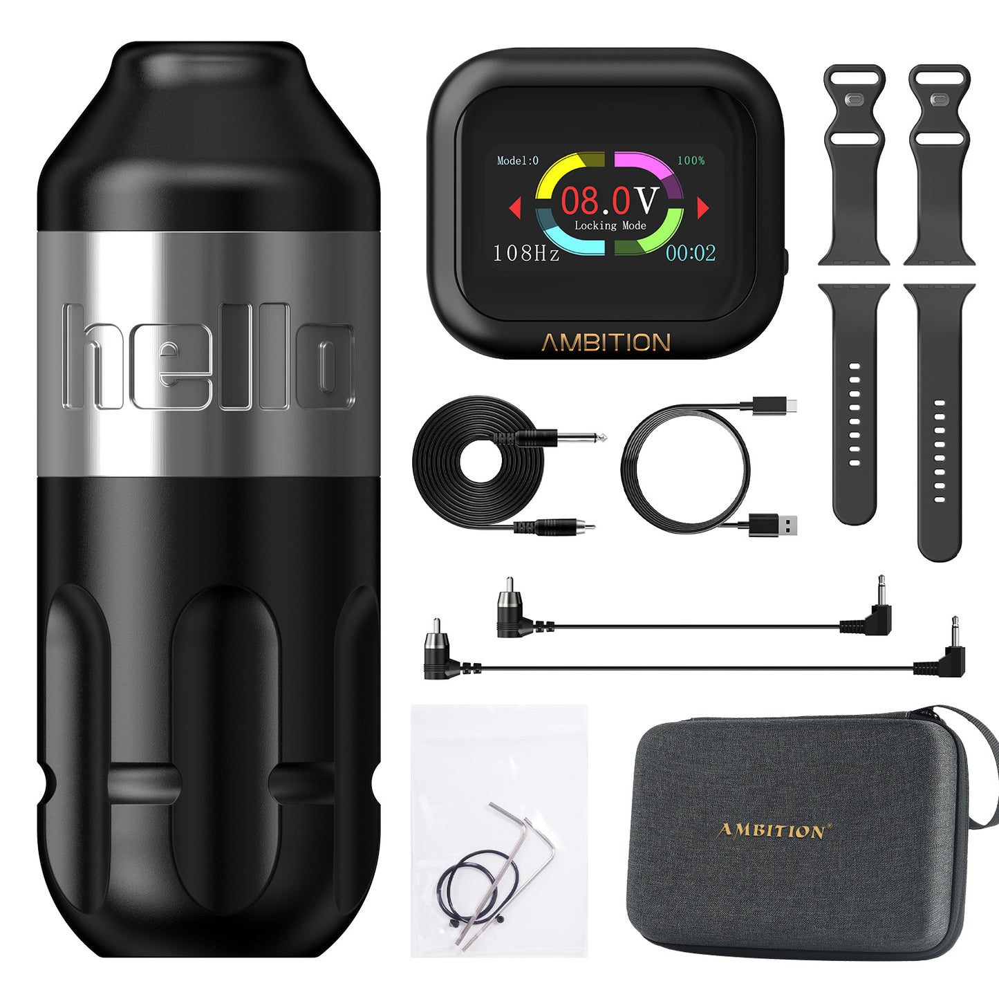 Ambition Tattoo Machine with S1 Battery