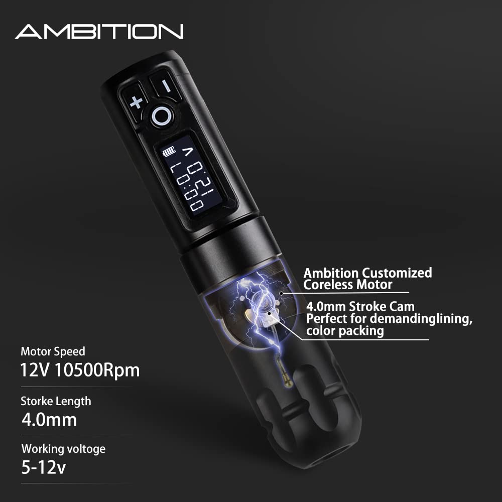 Ambition Soldier Tattoo Kit + G1 Stencil Printer