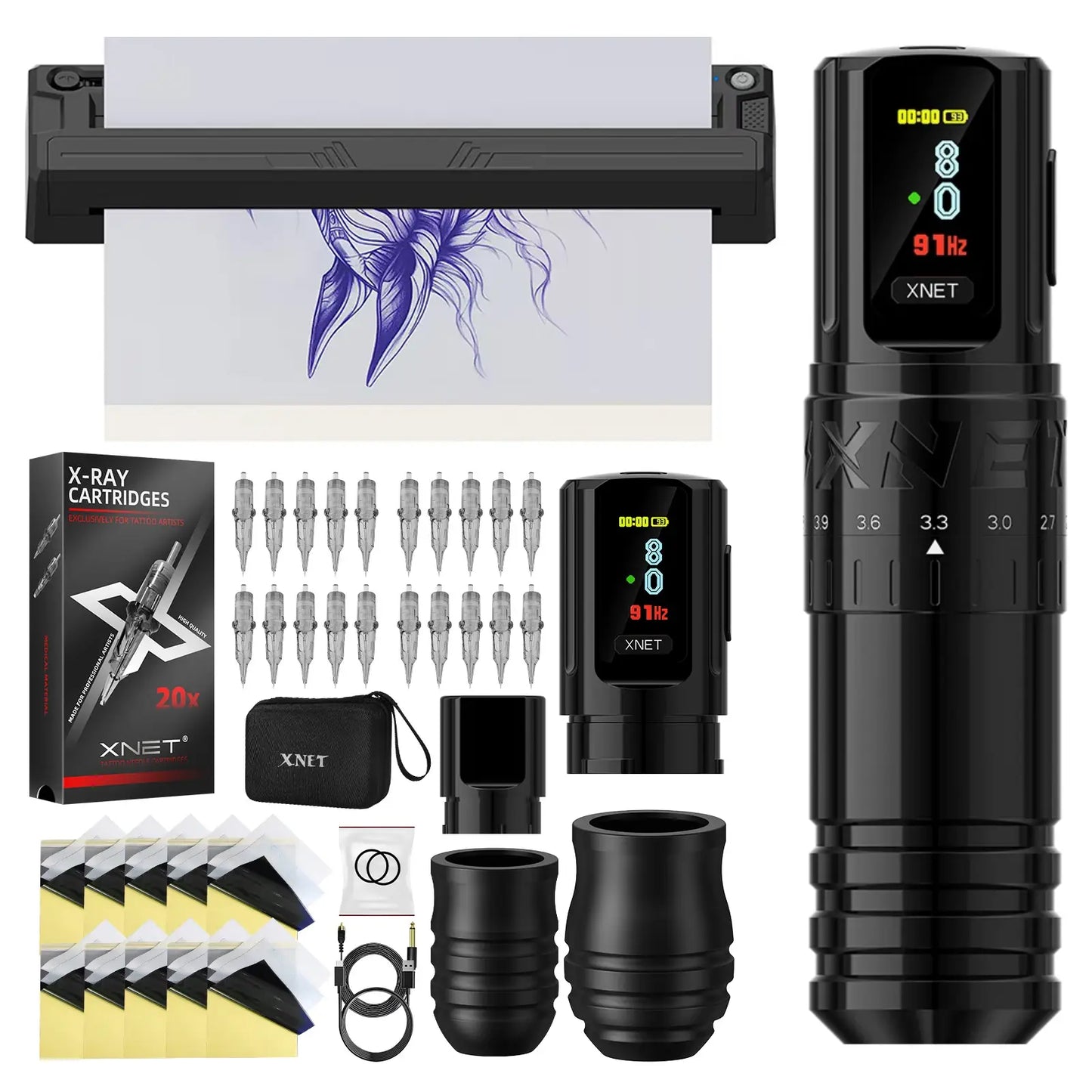 Kit de Tatuaje Xnet Vipera – 2400mAh