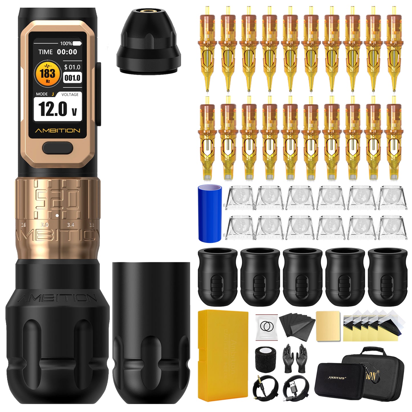 Ambition Soldier Pro520 Tattoo Kit