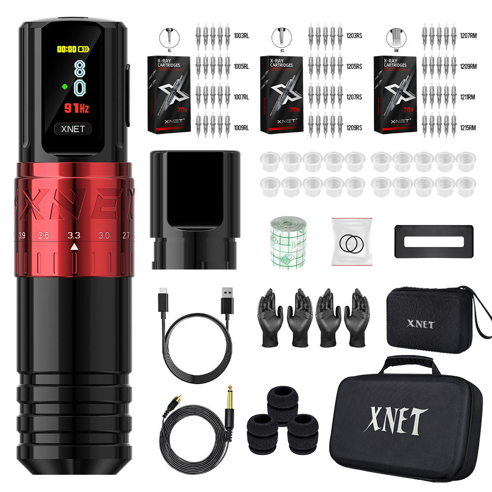 Xnet&Ambition Adjustable Stroke Wireless Tattoo Machine