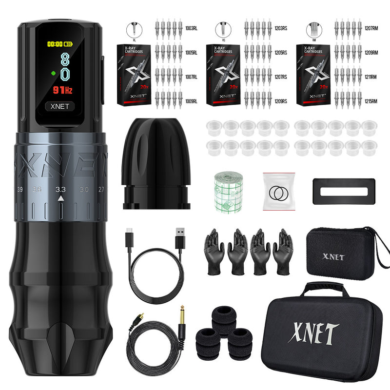 Xnet Bestia Adjustable Stroke Wireless Tattoo Gun 2400mAh