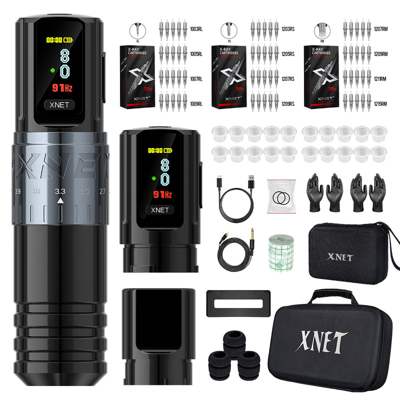 Xnet Vipera Adjustable Stroke Wireless Tattoo Gun 2400mAh