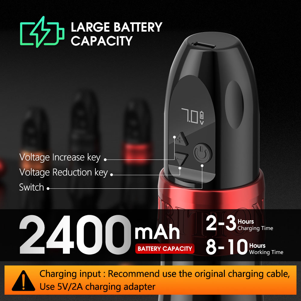 Ambition Troll Tattoo Machine 2400mAh