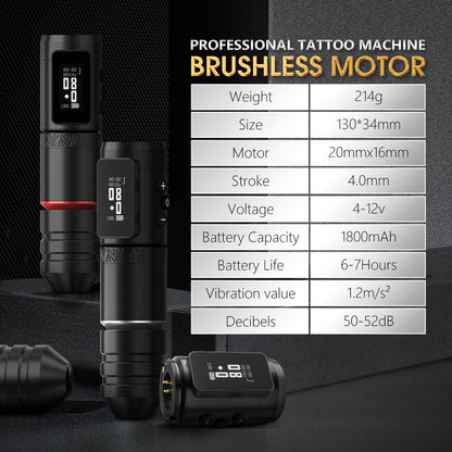 Xnet Vane Tattoo Machine 1800mAh