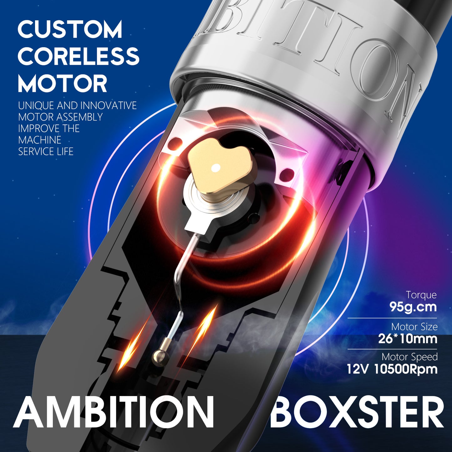 Ambition Troll Tattoo Machine 2400mAh