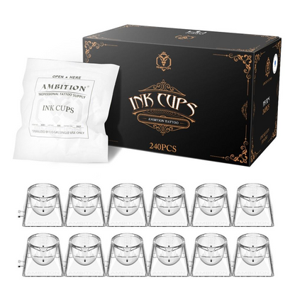 Ambition Tattoo Ink Cups (240Pcs/Box)