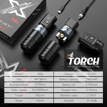 Xnet Torch Tattoo Machine 2400mAh