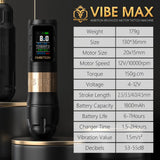 Ambition Vibe Max 2.5-3.5-4.0-4.5mm Stroke Wireless Tattoo Machine