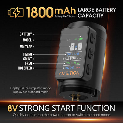 Ambition Vibe Max Tattoo Machine 1800mAh