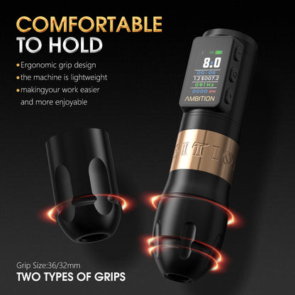 Ambition Vibe Max Tattoo Machine 1800mAh