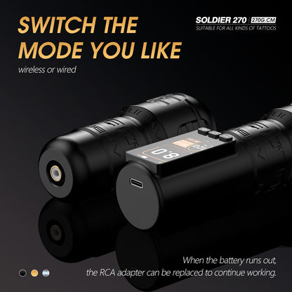 Ambition Soldier270 Tattoo Machine 2400mAh