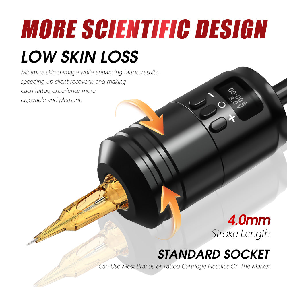 Ambition Wireless Tattoo Battery Grip&Motor