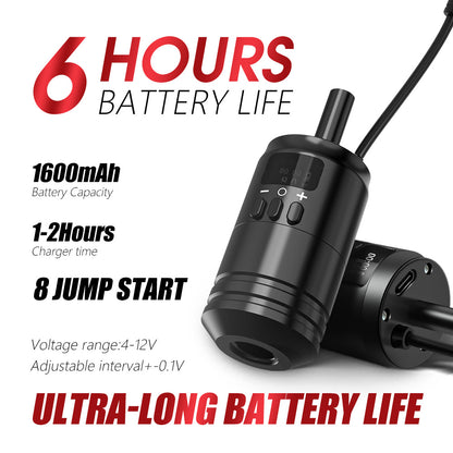 Ambition Wireless Tattoo Battery Grip&Motor