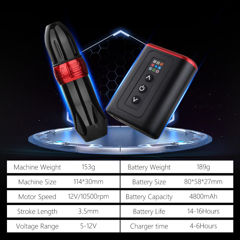 Ambition Troll G2 Tattoo Machine 4800mAh