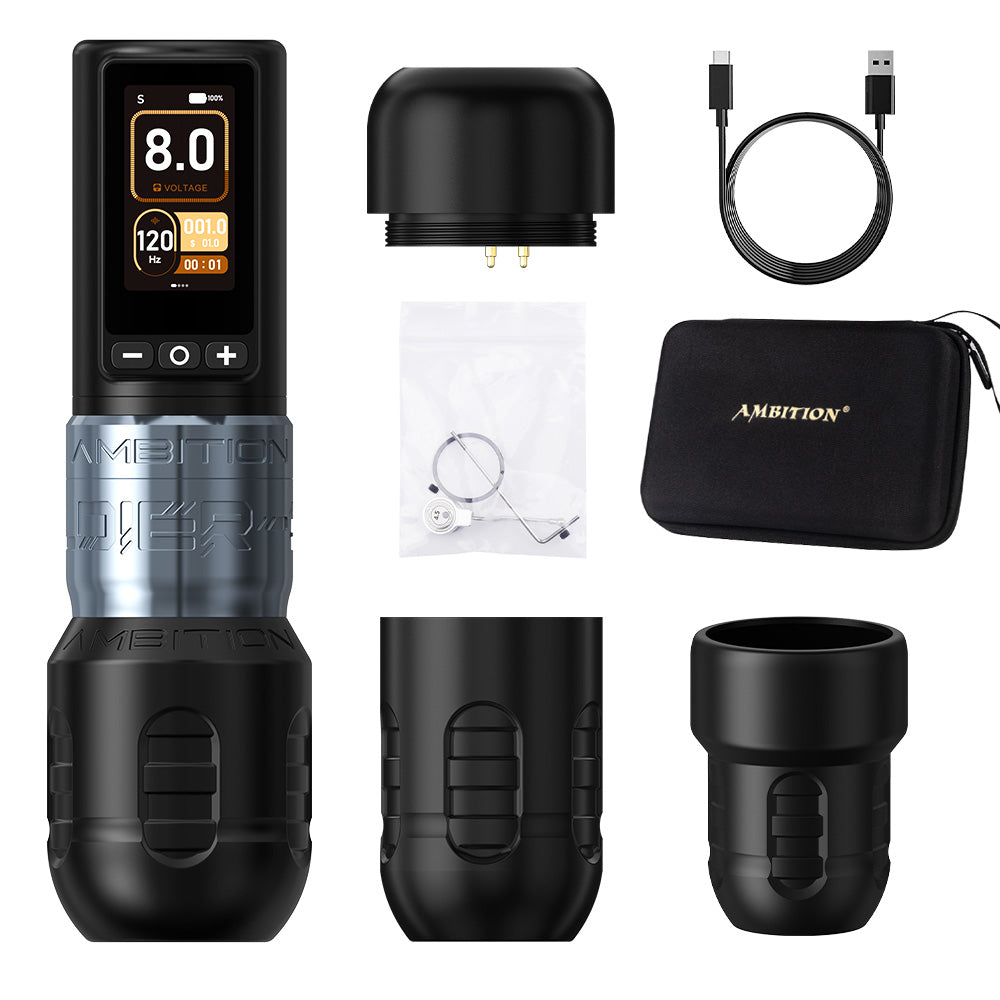 Ambition Soldier270 Tattoo Machine 2400mAh