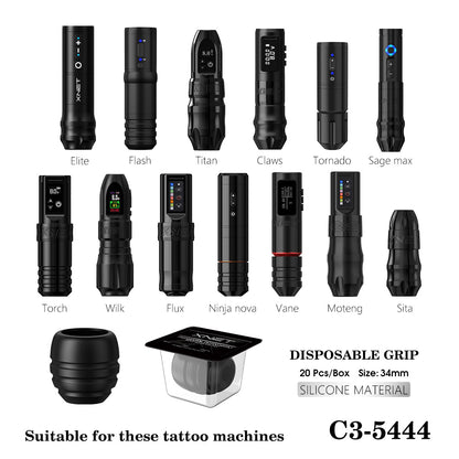 Xnet Disposable Tattoo Grips 30mm/32mm/34mm