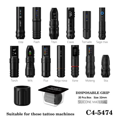 Xnet Disposable Tattoo Grips 30mm/32mm/34mm