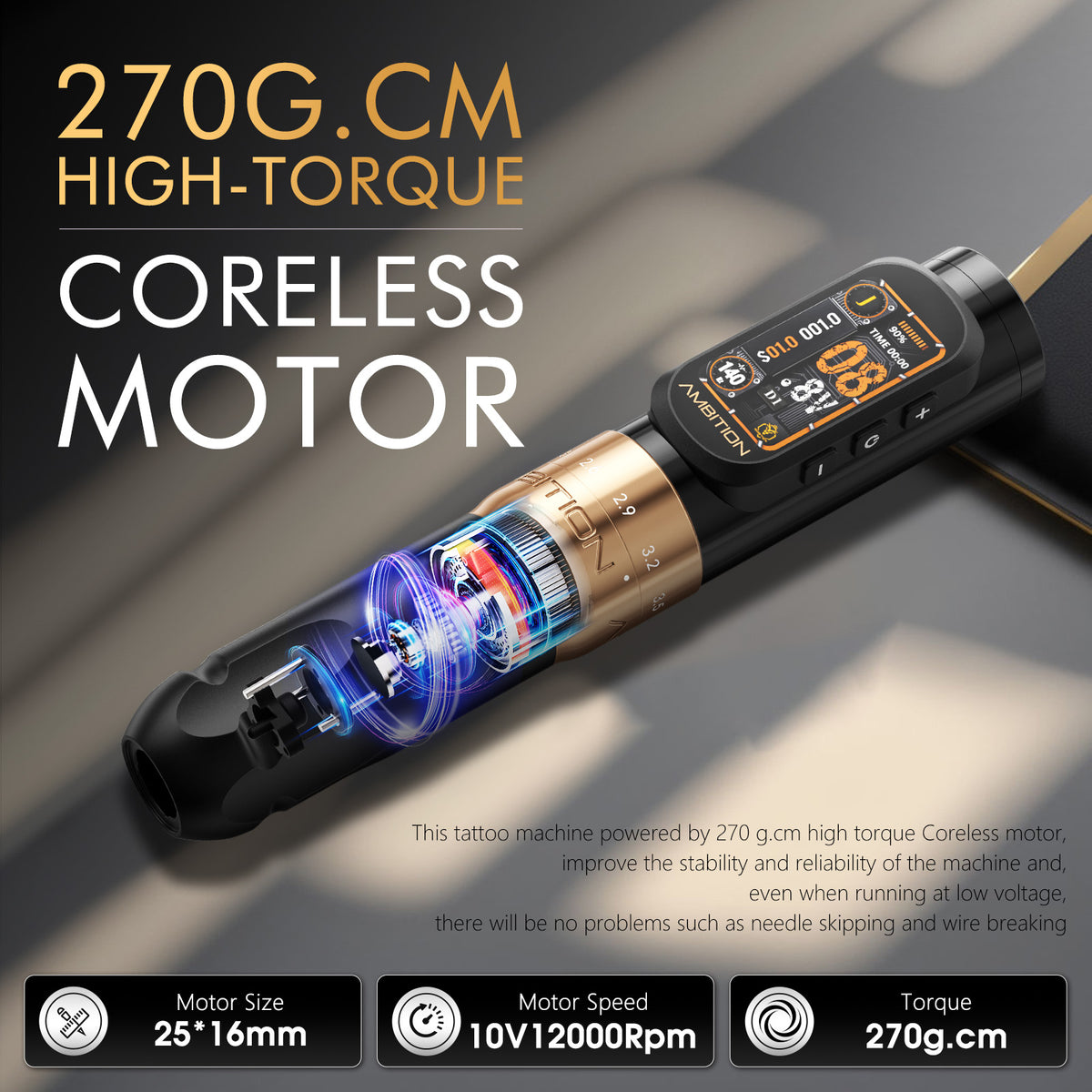 Ambition Sally270 Makeup Pen 1300mAh