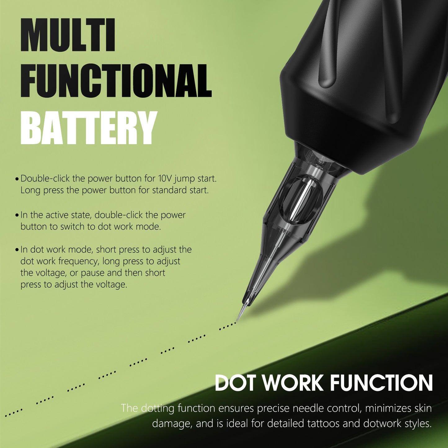 Urex V1s Wireless Tattoo Machine 1600mAh