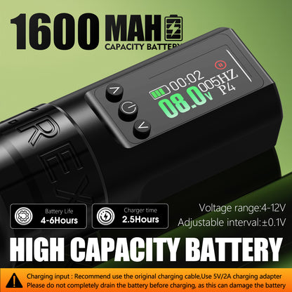 Urex V1s Wireless Tattoo Machine 1600mAh