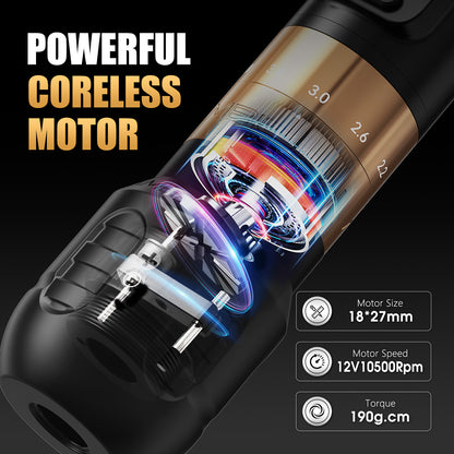 Ambition Seher Wireless Tattoo Gun 2400mAh