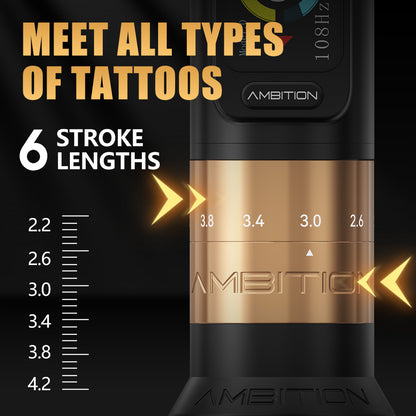 Ambition Seher Wireless Tattoo Gun 2400mAh