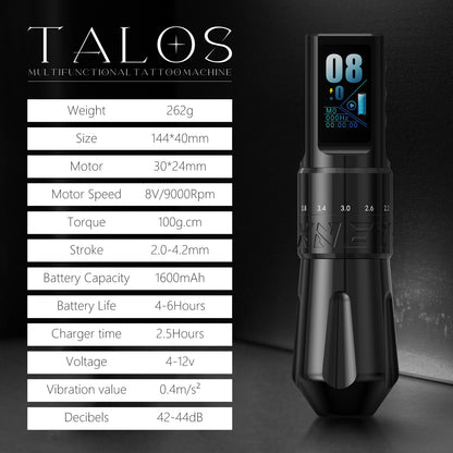 Xnet Talos Tattoo Machine 1600mAh