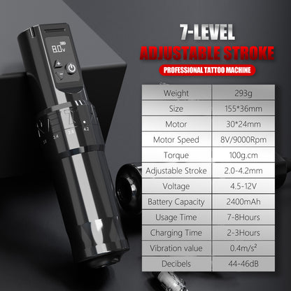 Xnet Torch370-G1 Tattoo Machine 2400mAh