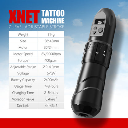 Xnet Torch370-G3 Tattoo Machine 2400mAh