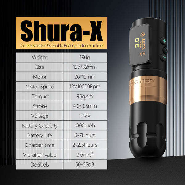 Ambition Shura-X Tattoo Machine