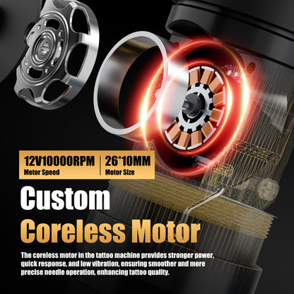 Ambition Shura-X Tattoo Machine 1800mAh