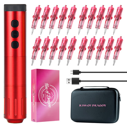 Kiss of Dragon PinkMoon Tattoo Kit
