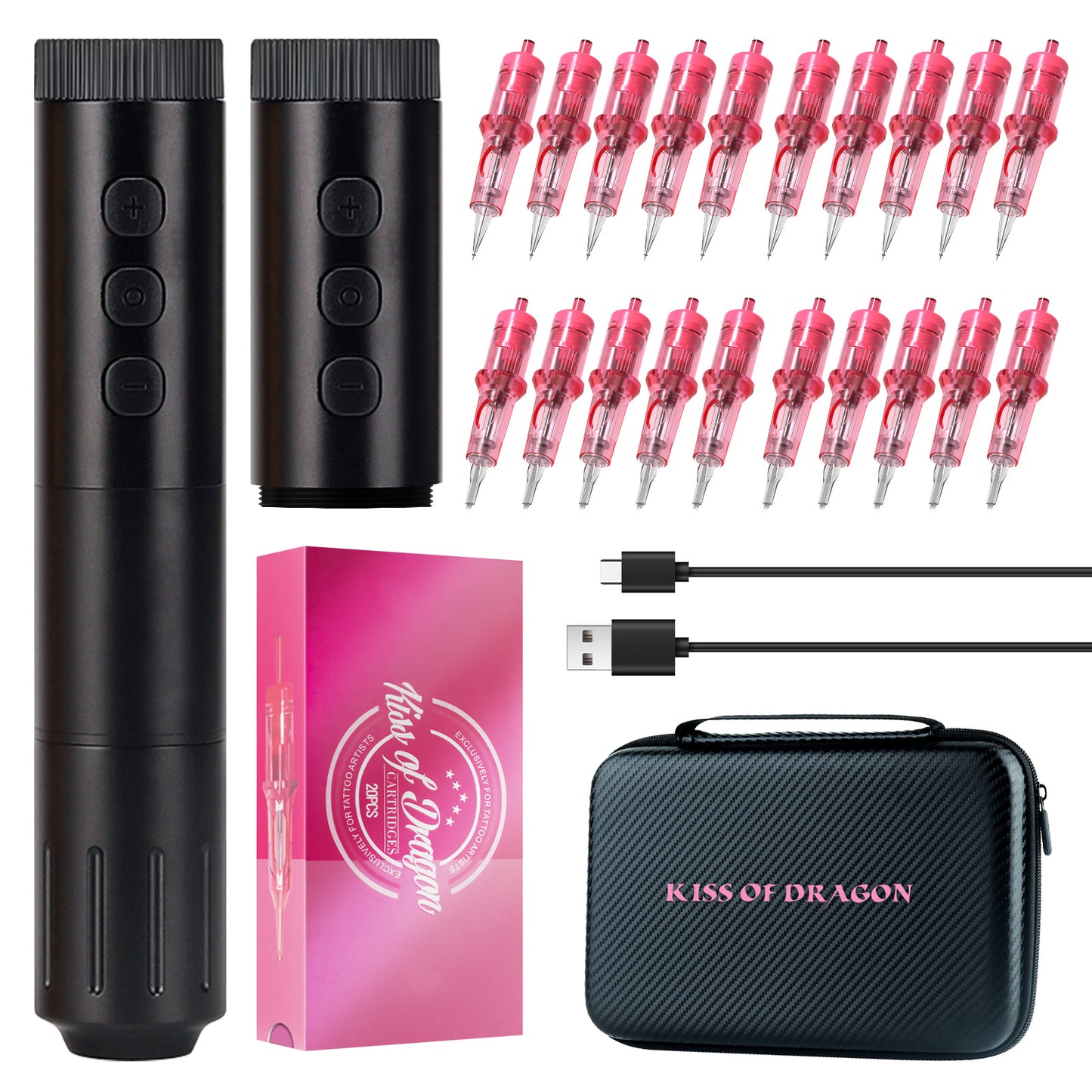 Kiss of Dragon PinkMoon Tattoo Kit