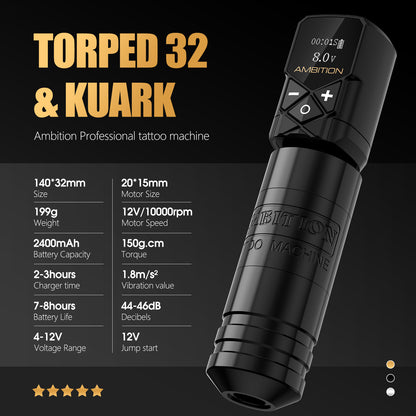 Ambition Torped Tattoo Machine Kit