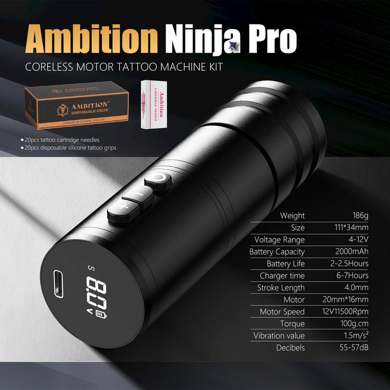 Ambition Ninja Pro Tattoo Kit