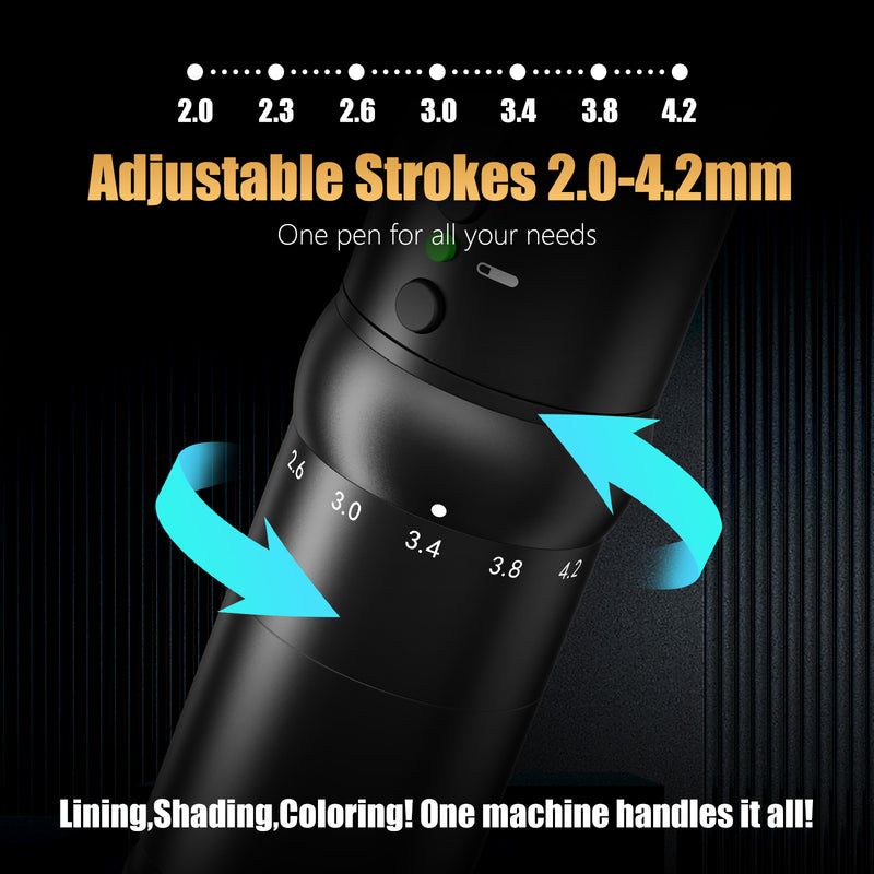 Ambition Adjustable Strokes Tattoo Gun