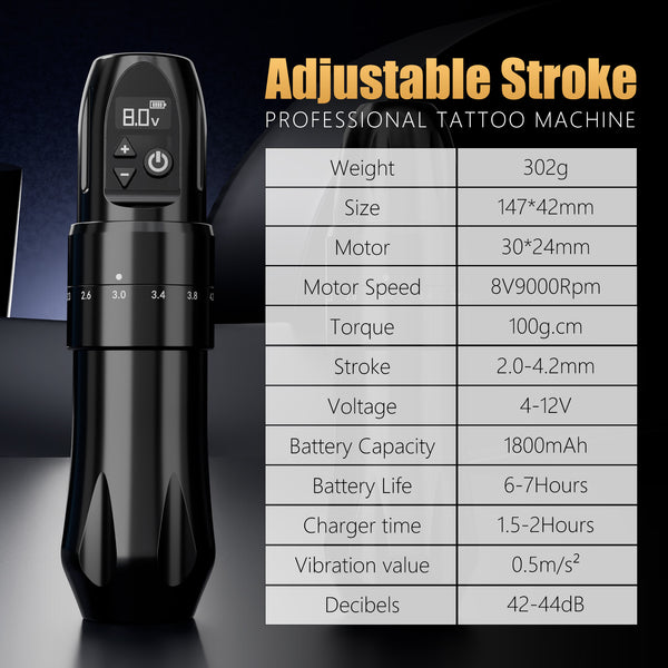 Xnet Adjustable Strokes Tattoo Machine
