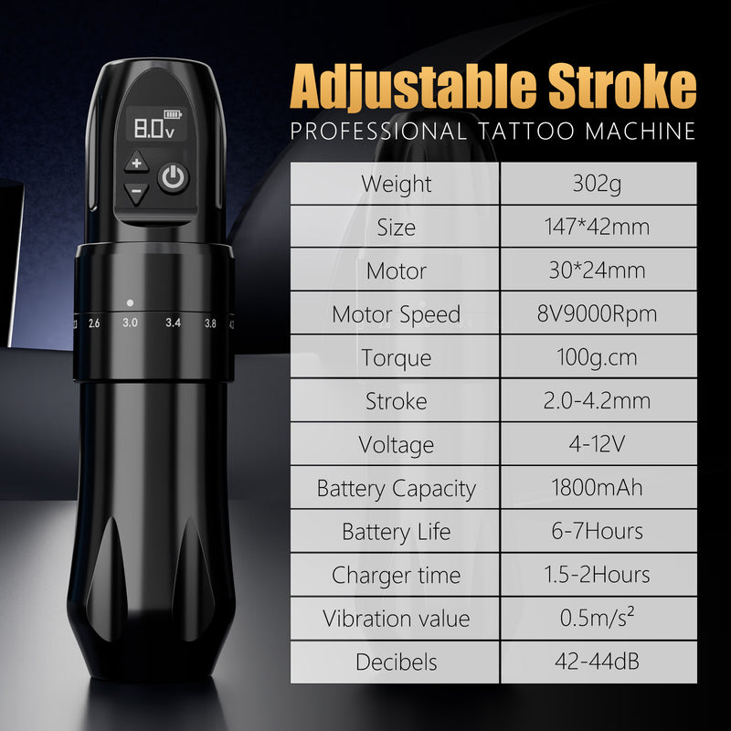 Xnet Adjustable Strokes Tattoo Machine