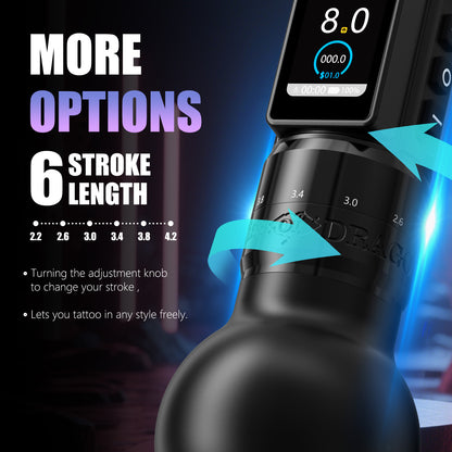 Kiss of Dragon T2 Max Tattoo Machine 2000mAh