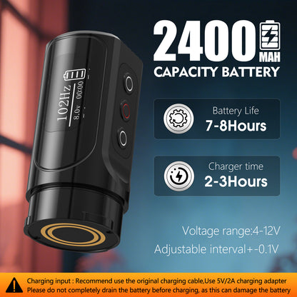 Máquina de tatuajes Xnet Wilk-2025 de 2400 mAh