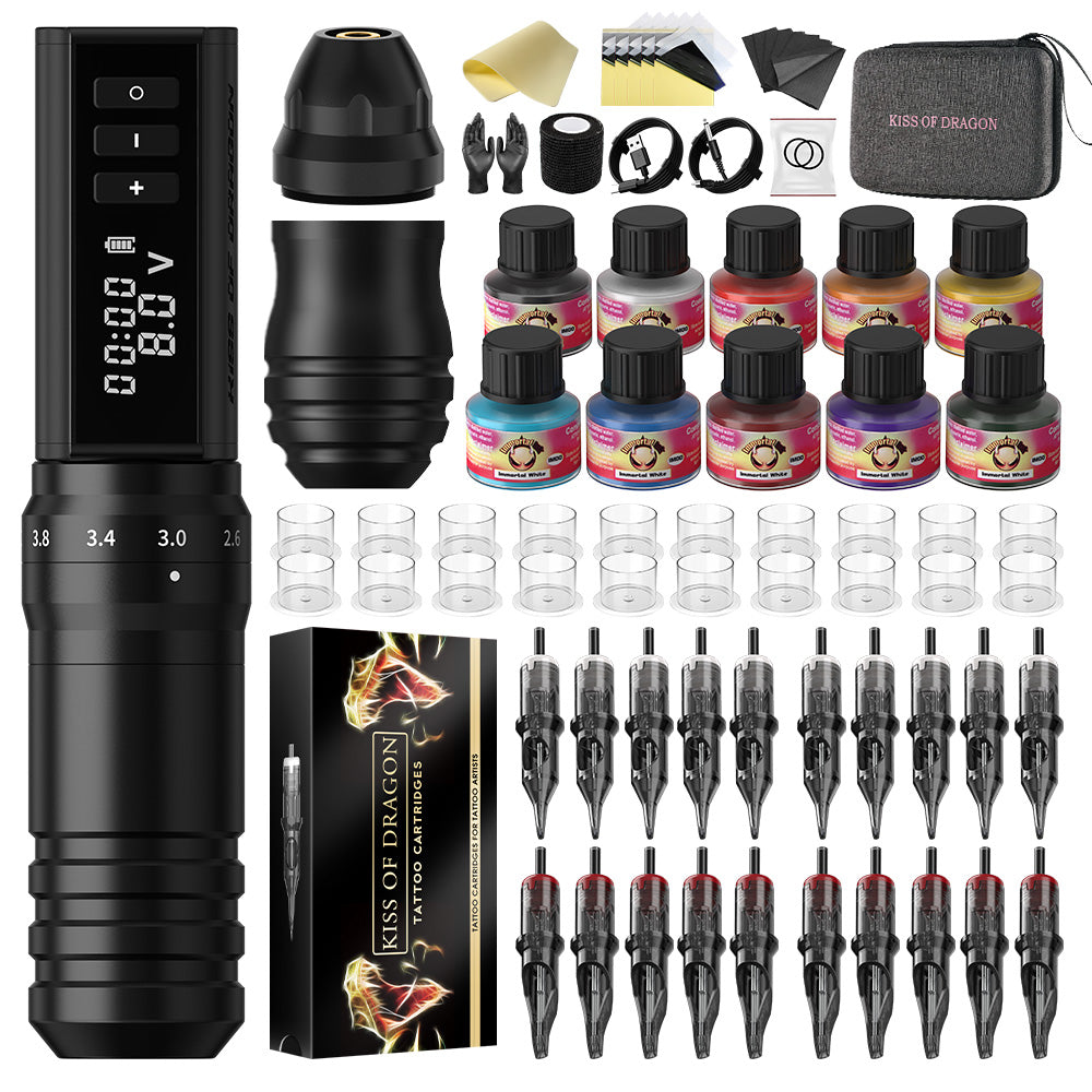XNET Tattoo Kit | Complete Wireless Tattoo Machine Kit for