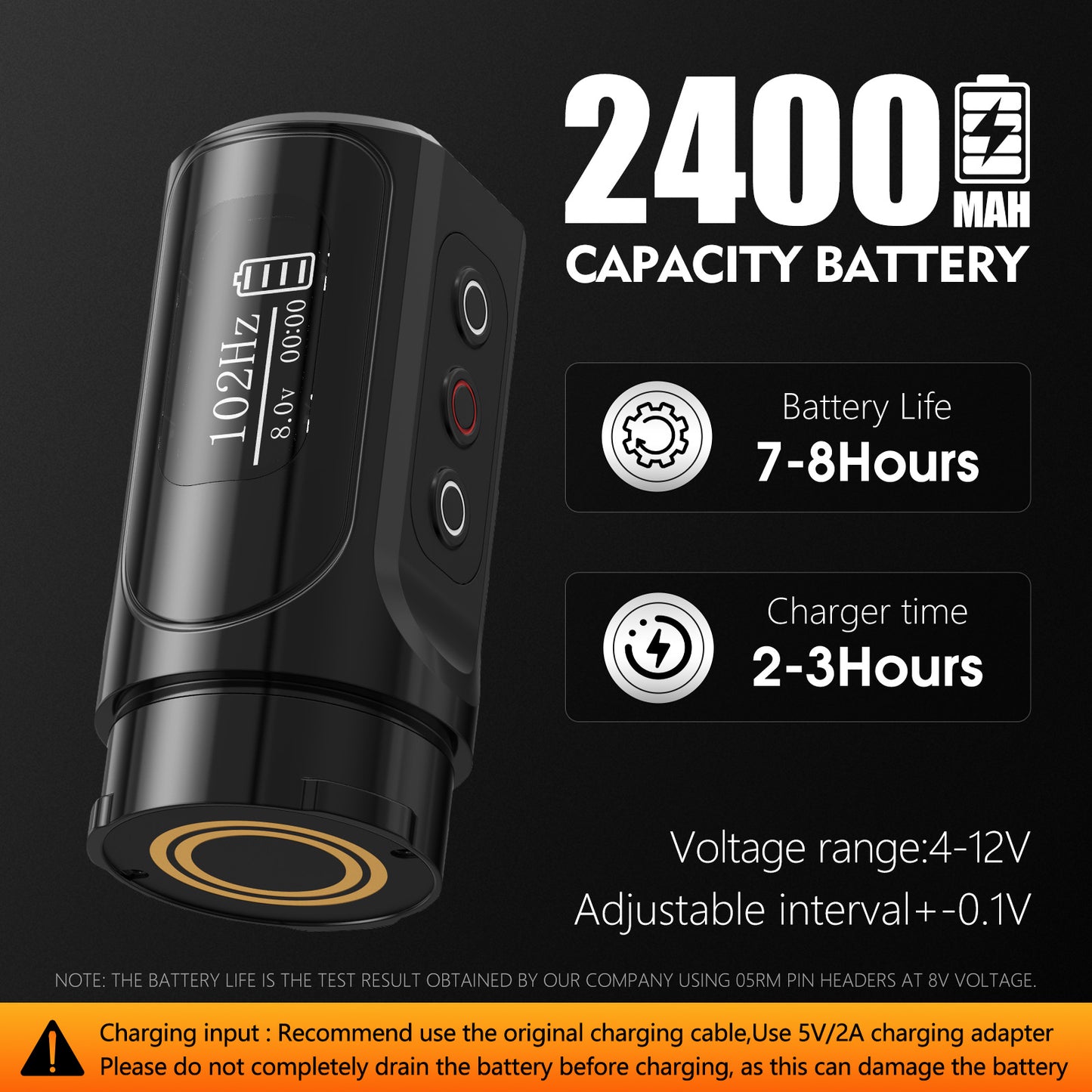 Máquina de Tatuaje Inalámbrica Xnet Flux-3 - 2400mAh