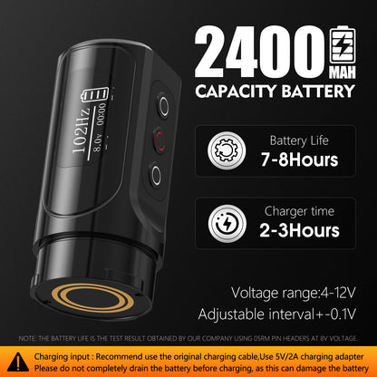 Máquina de Tatuaje Inalámbrica Xnet Flux-3 - 2400mAh