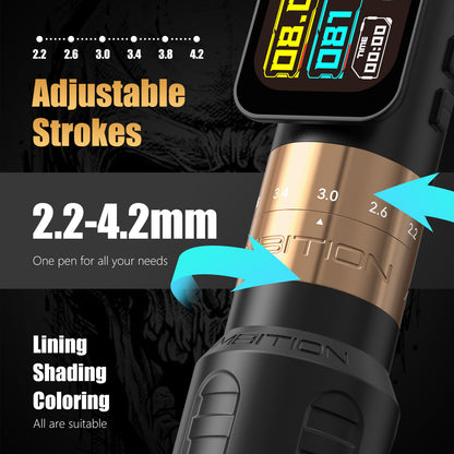 Ambition Seher Pro Tattoo Machine 2400mAh
