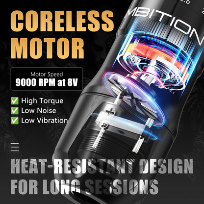 Ambition C2 Beginners Tattoo Machine 1600mAh